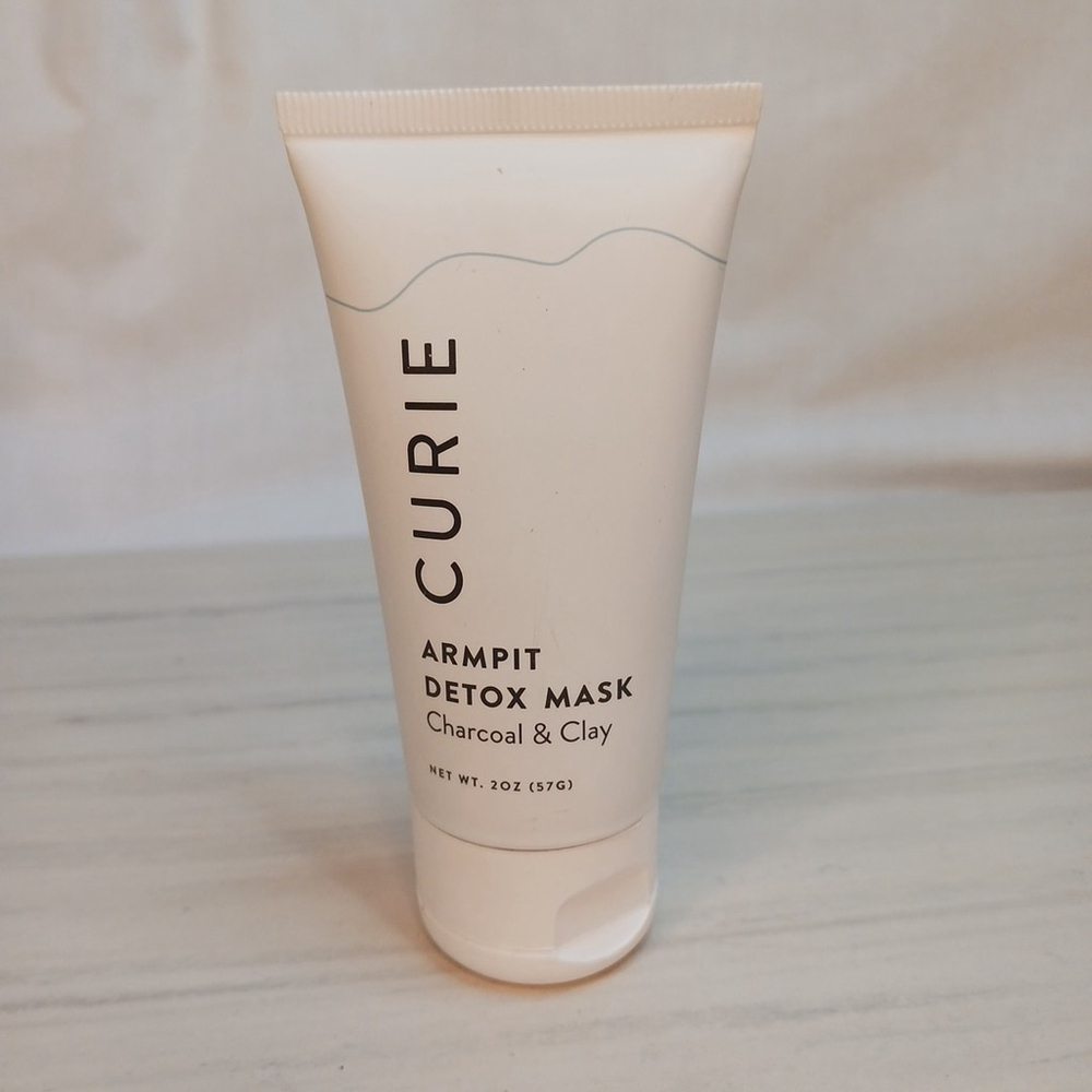 Curie Armpit Deodorant Detox Mask Charcoal & Clay 2 oz Sealed